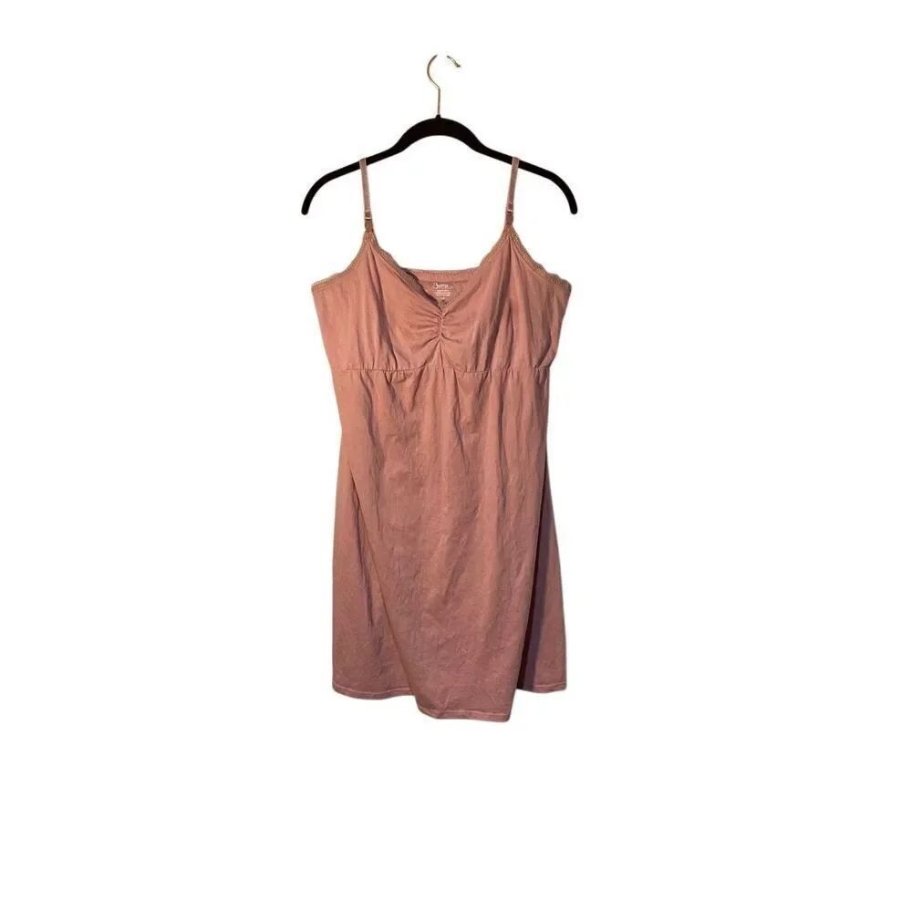 Bump in the Night Pink Maternity Nursing Nightgown Size Large